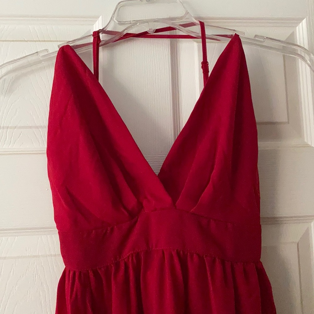 red dress